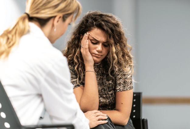 patient in counselling