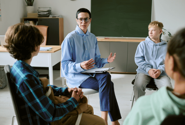peer counselling session