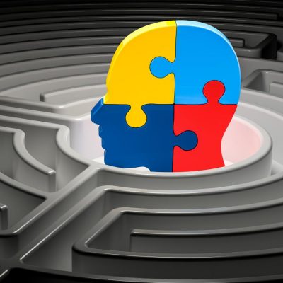 puzzle head in maze